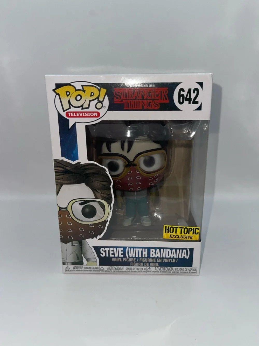 Funko Pop! Stranger Things Steve (With Bandana) #642 - Red Bandana